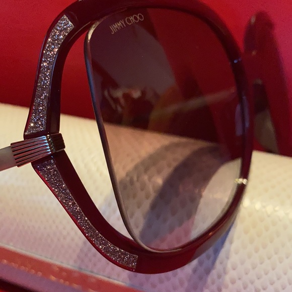 Jimmy Choo Stunning Sparkling Frames Sunglasses main image 9